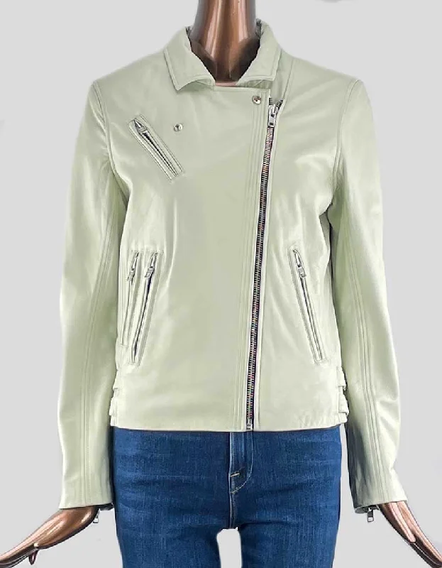 STEFFAN SCHRAUT Leather Moto Jacket - 38 IT | 4 US Toggled Jacket Drawstring Jacket Belted Jacket Toggled Jacket Drawstring Jacket Belted Jacket STEFFAN SCHRAUT Leather Moto Jacket - 38 IT | 4 US Toggled Jacket Drawstring Jacket Belted Jacket Toggled Jacket Drawstring Jacket Belted Jacket