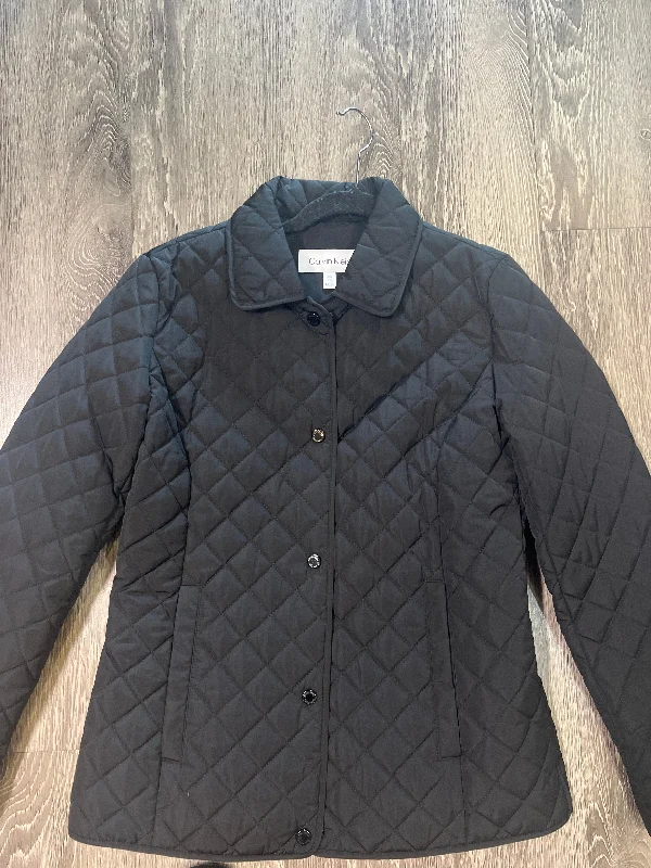 Calvin Klein Quilted Barn Coat (Size XS) empire Basque Peplum