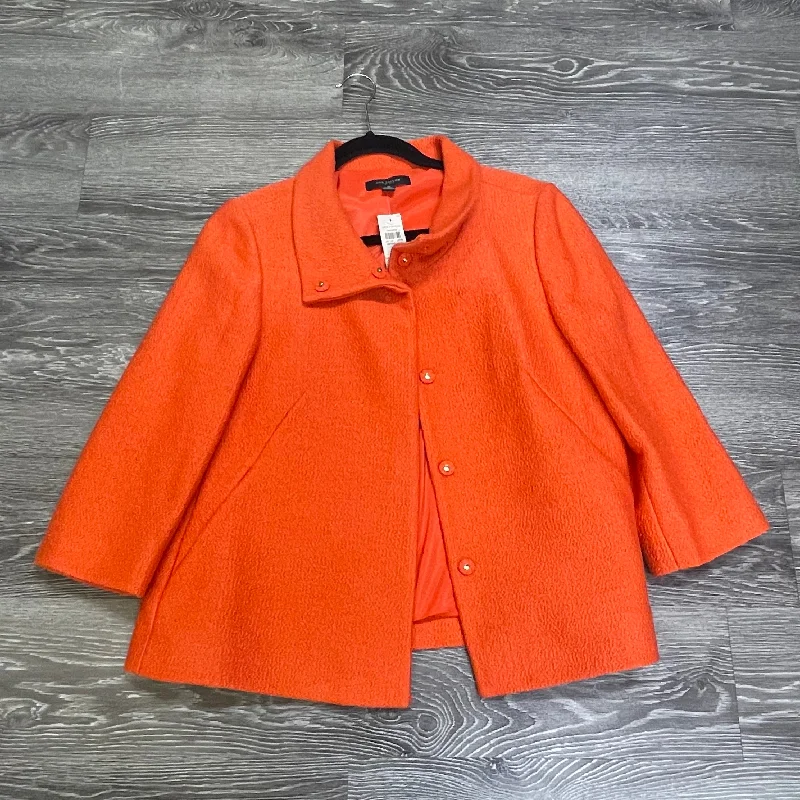 Ann Taylor Swing Coat - Size 10 Raincoat Turtleneck Coat Wrap Coat