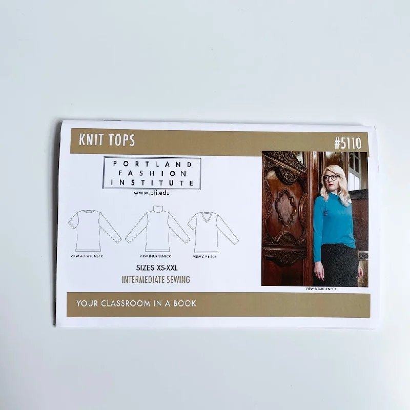 Portland Fashion Institute : Knit Tops Olive Green Knit Blouse