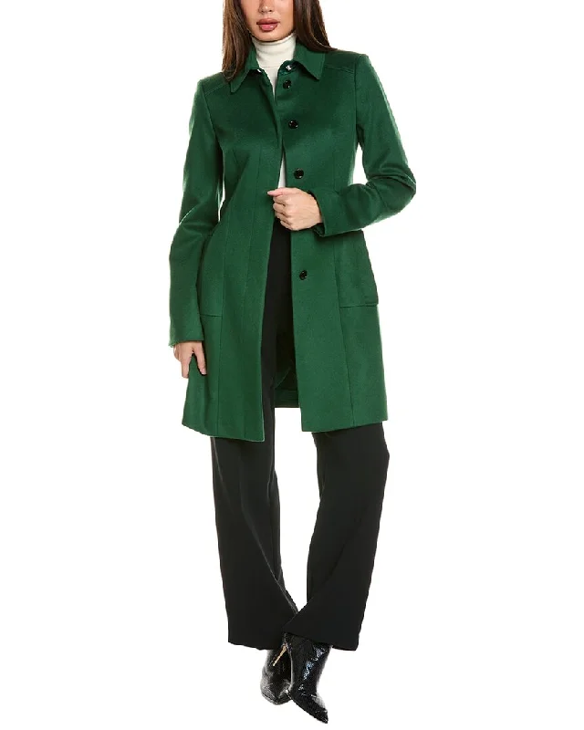 Hugo Boss Cineva Wool & Cashmere-Blend Coat A-Line Ball Gown Mermaid