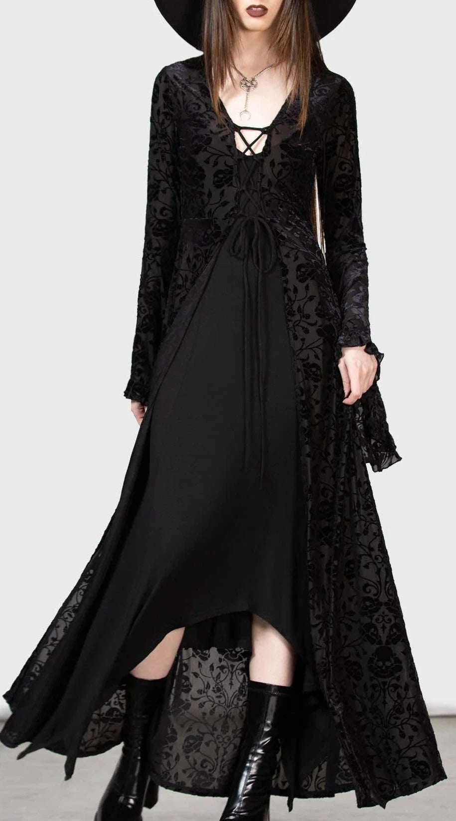 Woodland Spirit Duster Loose Fitting Long Coat (Dress NOT Included) Chenille Brocade Lace Woodland Spirit Duster Loose Fitting Long Coat (Dress NOT Included) Chenille Brocade Lace