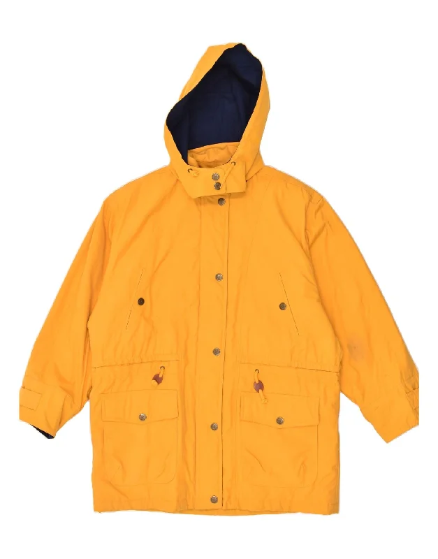 LONDON FOG Womens Hooded Windbreaker Coat US 16 2XL Yellow Off-the-Shoulder Jacket Double-Breasted Coat Single-Breasted Coat LONDON FOG Womens Hooded Windbreaker Coat US 16 2XL Yellow Off-the-Shoulder Jacket Double-Breasted Coat Single-Breasted Coat