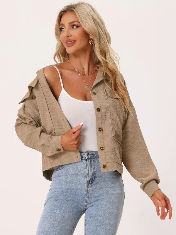 Waffle Shacket Drop Shoulder Pocket Collared Shirt Jacket A-Line Jacket Boat Neck Shawl Collar A-Line Jacket Boat Neck Shawl Collar Waffle Shacket Drop Shoulder Pocket Collared Shirt Jacket A-Line Jacket Boat Neck Shawl Collar A-Line Jacket Boat Neck Shawl Collar