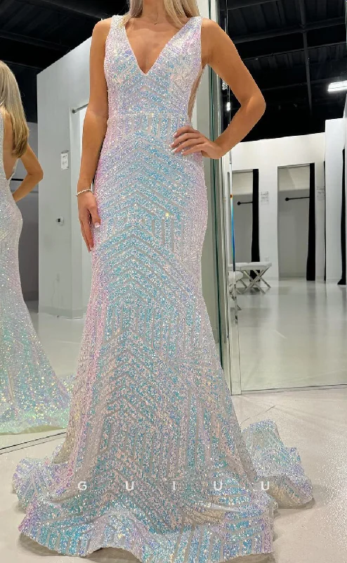 G3800 - Mermaid V Neck Straps Sleeveless Open Back Long Prom Party Dress with Train Tunics Distressed trendy G3800 - Mermaid V Neck Straps Sleeveless Open Back Long Prom Party Dress with Train Tunics Distressed trendy