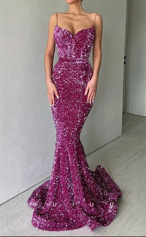 G3290 - Sexy & Fitted Sweetheart Sequins Straps Long Party Prom Evening Dresses Tunics Stylish elegant G3290 - Sexy & Fitted Sweetheart Sequins Straps Long Party Prom Evening Dresses Tunics Stylish elegant