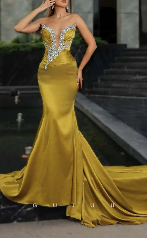 G3314 - Chic & Modern V-Neck Strapless Beaded Long Party Prom Evening Dresses Tunics Spring floral G3314 - Chic & Modern V-Neck Strapless Beaded Long Party Prom Evening Dresses Tunics Spring floral