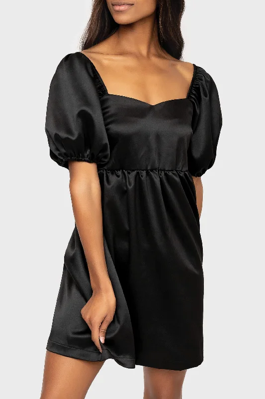 Jennifer Puff Sleeve Party Dress Tunics Favorite customer