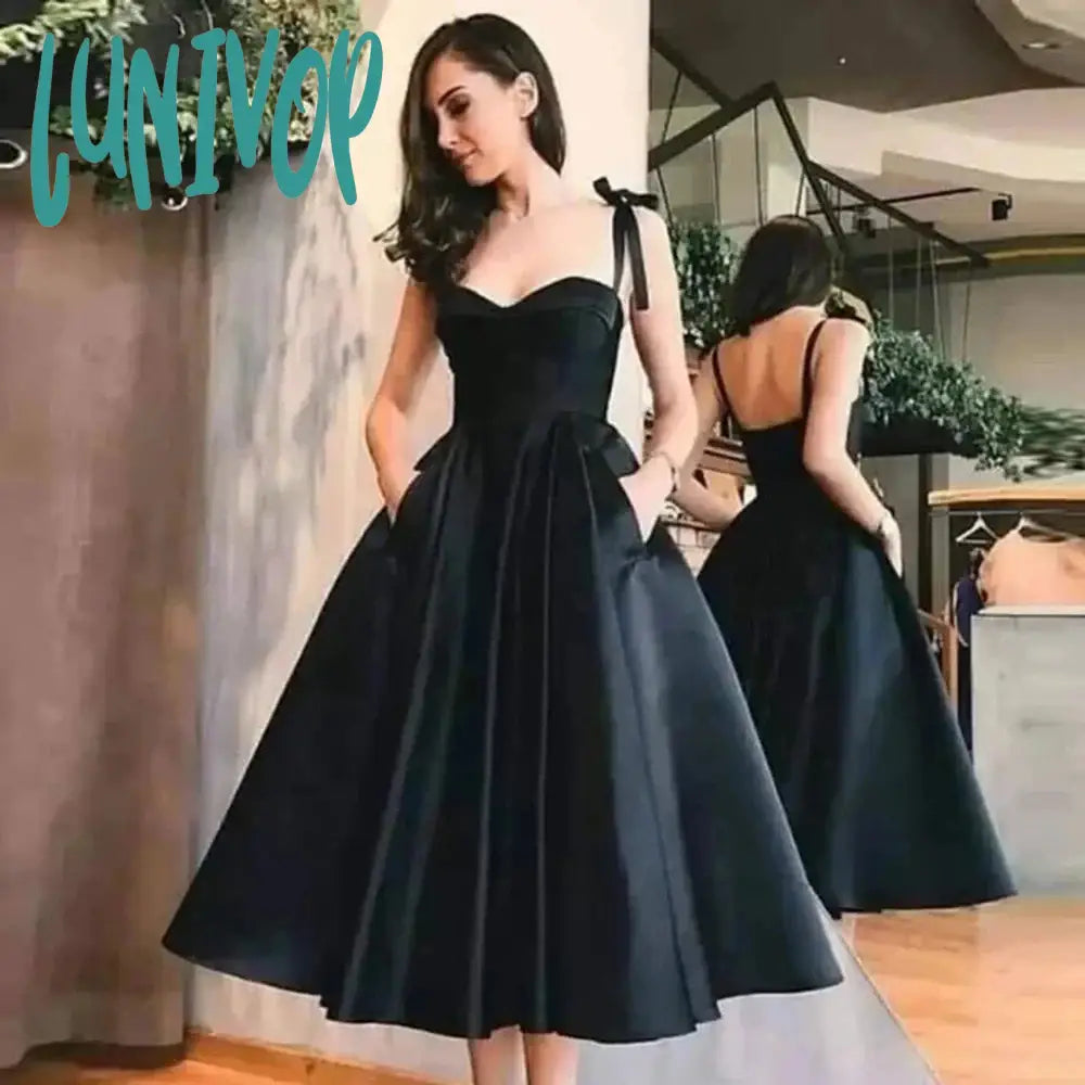 Lunivop Black Short Cocktail Prom Dresses 2024 Spaghetti Straps Sweetheart Evening Dresses Formal Party Backless Prom Gowns Satin robe Tunics Prom sequined Lunivop Black Short Cocktail Prom Dresses 2024 Spaghetti Straps Sweetheart Evening Dresses Formal Party Backless Prom Gowns Satin robe Tunics Prom sequined