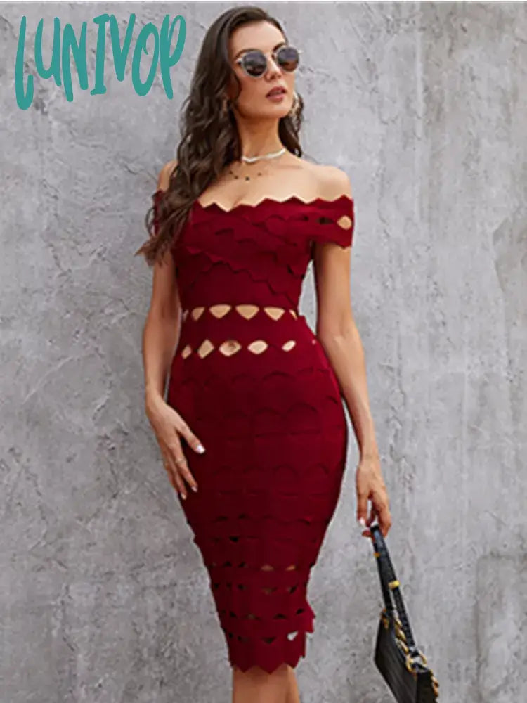 Lunivop Women Summer Sexy Off Shoulder Burgundy Black Beige Blue Mini Bodycon Bandage Dress Elegant Evening Party Dress Vestido Tunics Denim casual Lunivop Women Summer Sexy Off Shoulder Burgundy Black Beige Blue Mini Bodycon Bandage Dress Elegant Evening Party Dress Vestido Tunics Denim casual