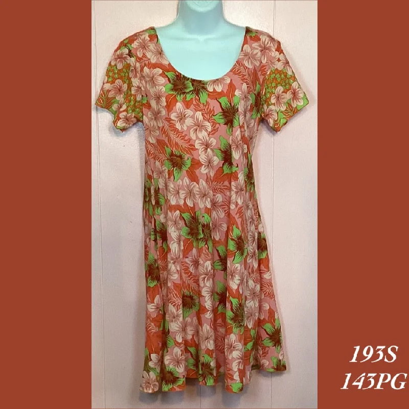 193SX - 143PG , Cap sleeved bias cut dress plus size