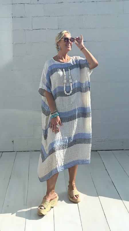 Brinley Dress in Navy