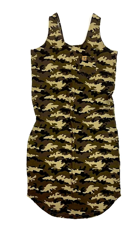 Camo Tank Dress XXS/XS/S/L ONLY