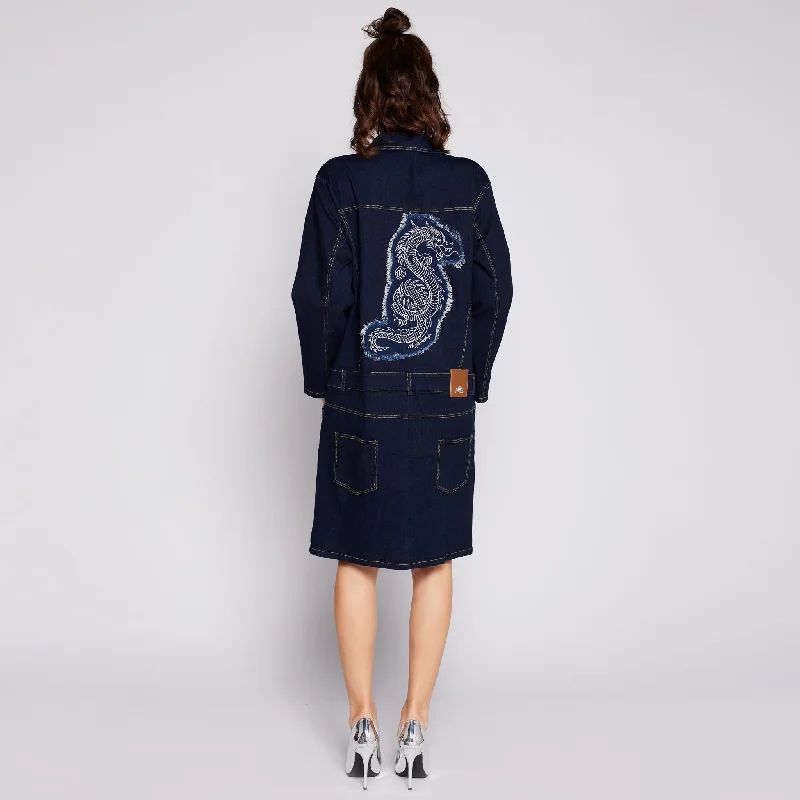 Dragon Denim Dress