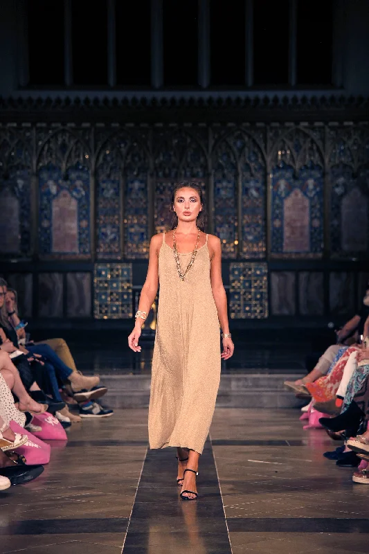 Emma Glitter Dress Gold