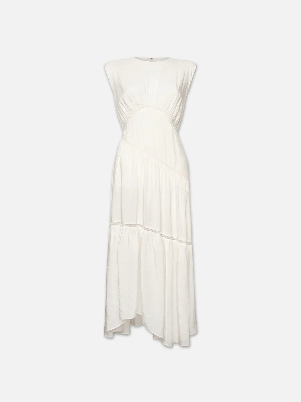 Frame Gathered Seam Lace Inset Dress - FINAL SALE
