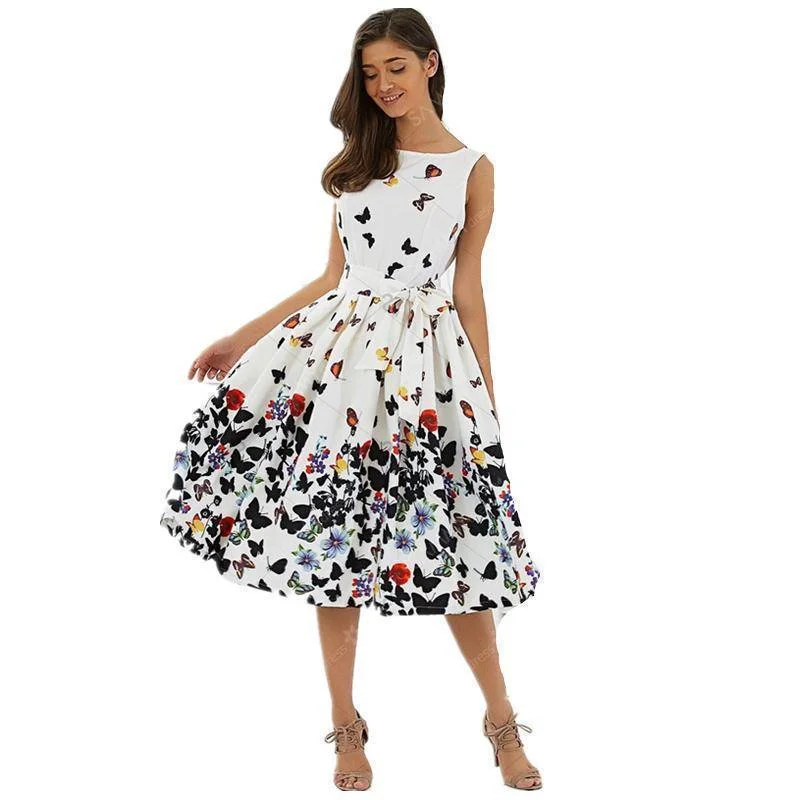 Butterfly Summer Dress (US 4-14)