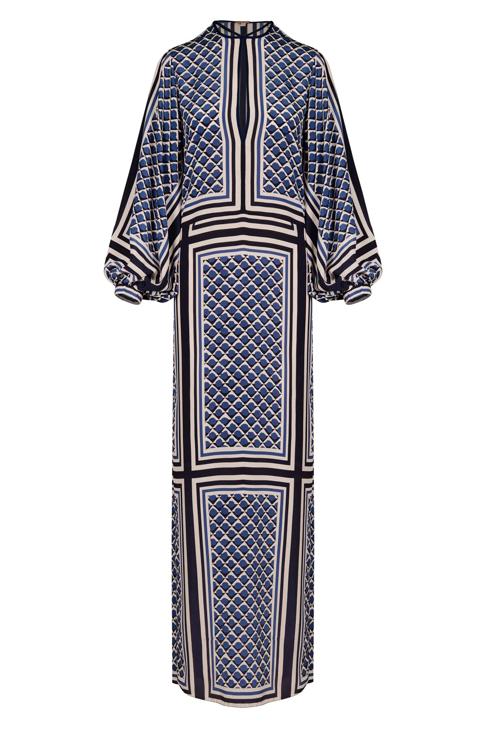 Geometric Art Ankle Dress