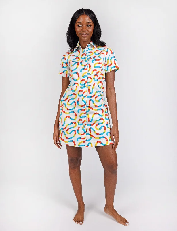 Metro Map Diner Dress