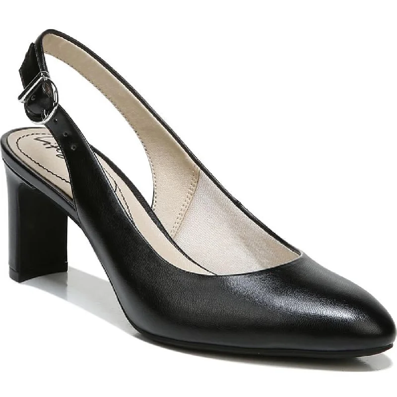 Gigi Sling  Womens Cushioned Footbed Slip On Dress Heels Tunics Recommended stylist Tunics Recommended stylist